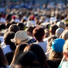 Large crowd of people