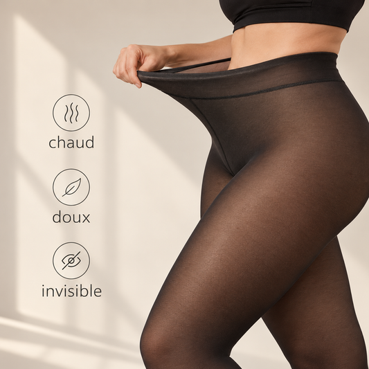 Collant Polaire Effet Peau